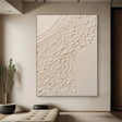 Beige and Brown Abstract Texture Wall Art #AT077