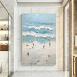 Surfing Sport Art Textured Canvas #PT023