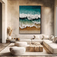 Textured Coastal Opulence | Turquoise Shores