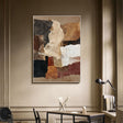 Earth Tones Collage Art | Organic Sophistication