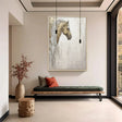 Abstract Horse Animal Textured Wall Art #DL008