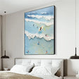 Surfing Sport Art Textured Canvas #PT024