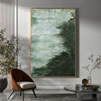 Green Abstract Wall Art  #AT067