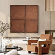 Beige and Brown Abstract Texture Wall Art  #AT040