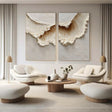 Ocean & Sky Textured Wall Art Set of 2 #MO074