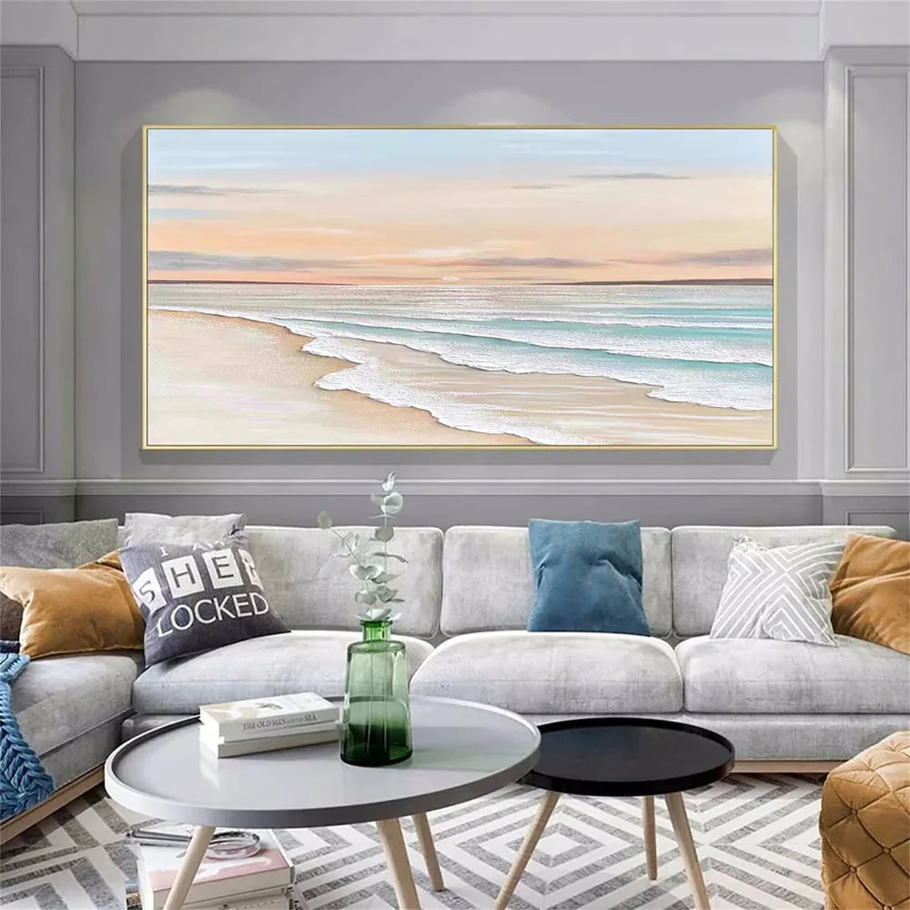 Ocean & Sky Textured Wall Art # MO009