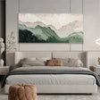 Green Abstract Texture Wall Art #AT031