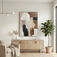 Beige and Brown Abstract Wall Art #AT177