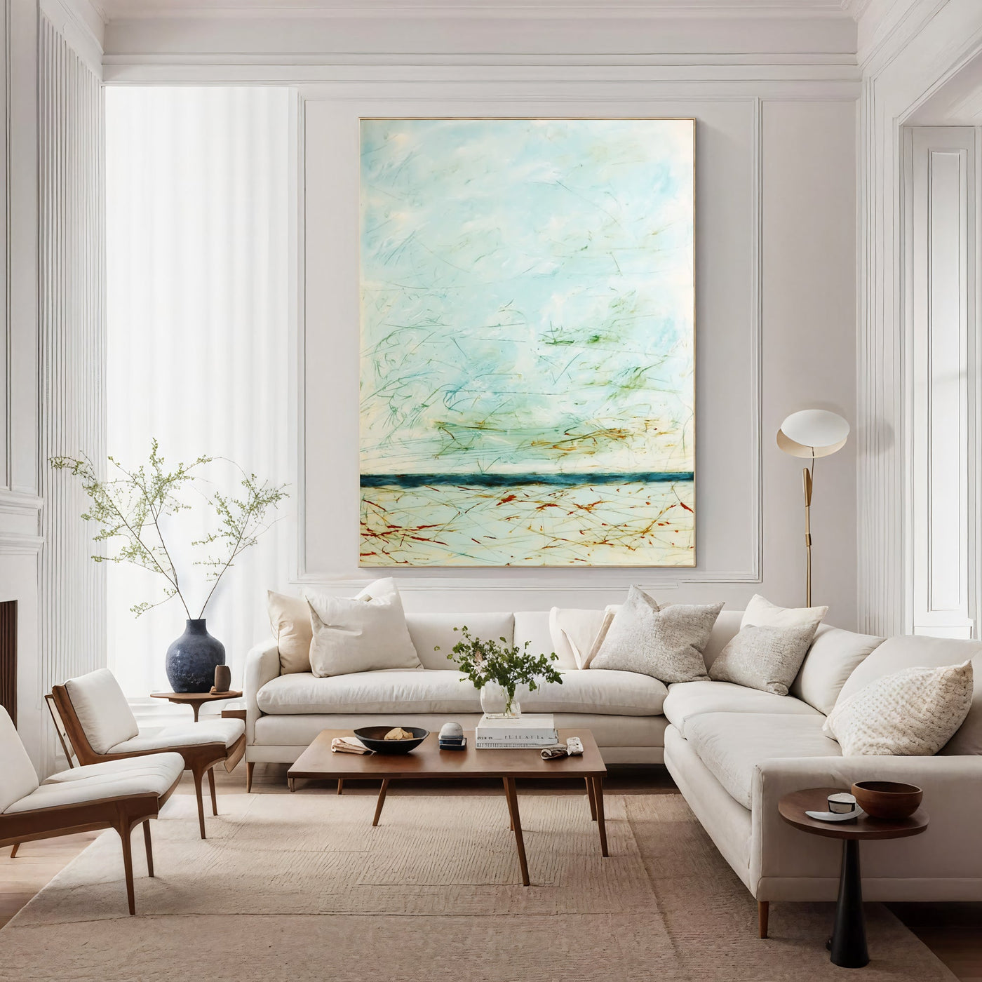 Textured Airy Landscape | Soft Hues