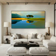 Ocean & Sky Abstract Wall Art #MO076