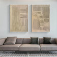 Wabi Sabi Textured Wall Art Set of 2 #WT038