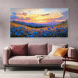 Flower & Tree Textured Abstract Wall Art #SF010