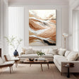 Textured Earthy Swirls | Warm Hues