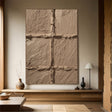 Textured Earthy Lattice | Warm Tones