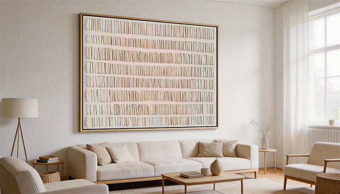 Wavy Textured Serenity | Ivory Weave
