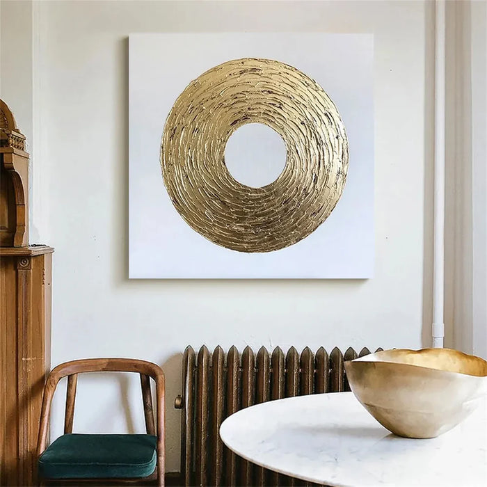 White Minimalist Textured Wall Art #MT124