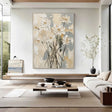 Flower & Tree Textured Abstract Wall Art #SF057