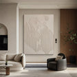 Beige and Brown Abstract Texture Wall Art #AT036