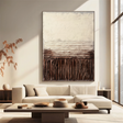 Textured Layered Harmony | Beige Brown