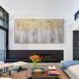 Flower & Tree Textured Abstract Wall Art #SF027