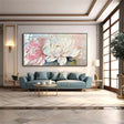 Flower & Tree Textured Abstract Wall Art #SF006