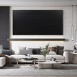 Black Minimalist Textured Wall Art #MT133
