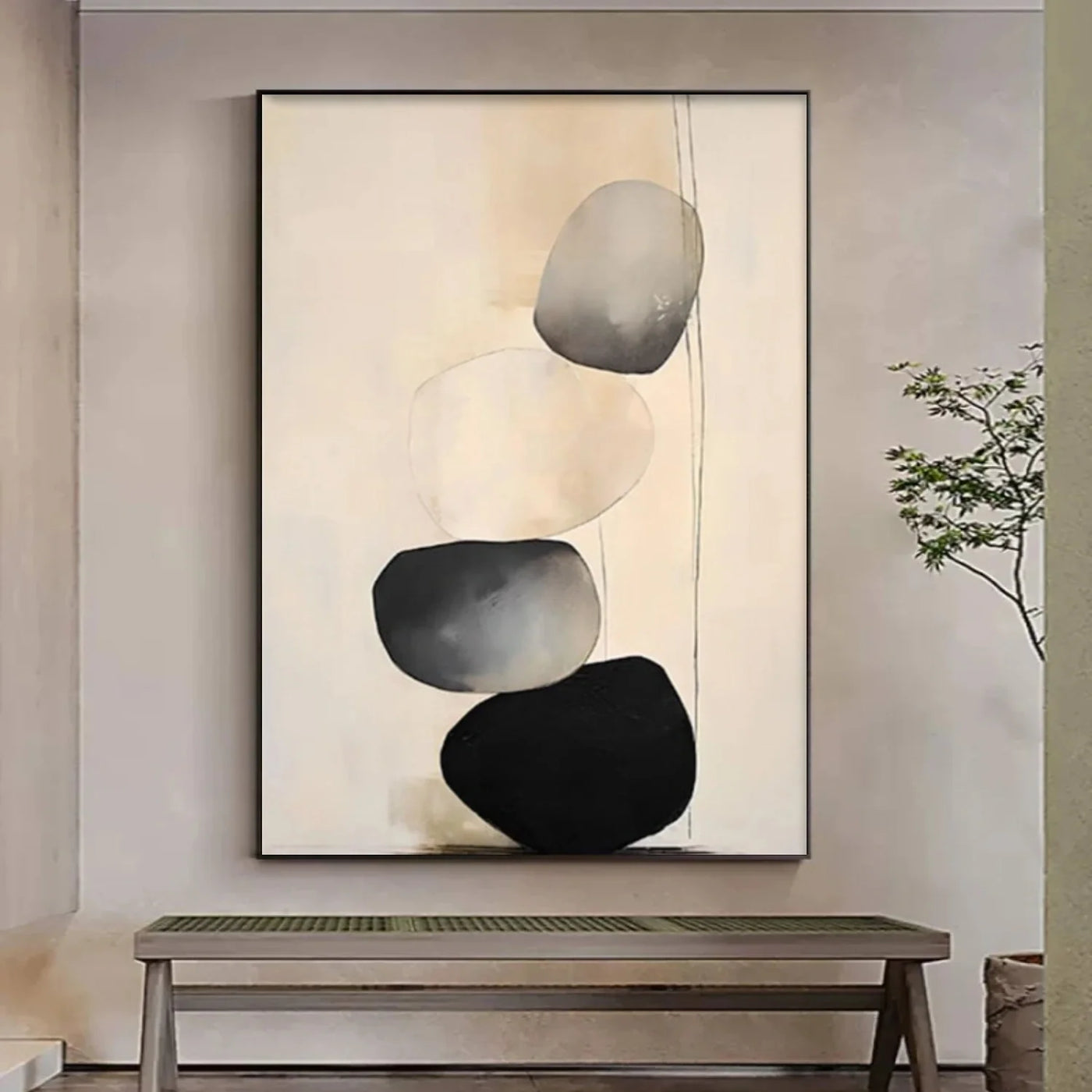 Wabi Sabi Abstract Wall Art #WT060