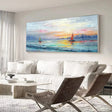Ocean & Sky Abstract Wall Art #MO062