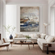 Craquelure Beige Horizons | Indigo Strata