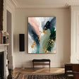 Gilded Emerald Blush | Gold Swirl