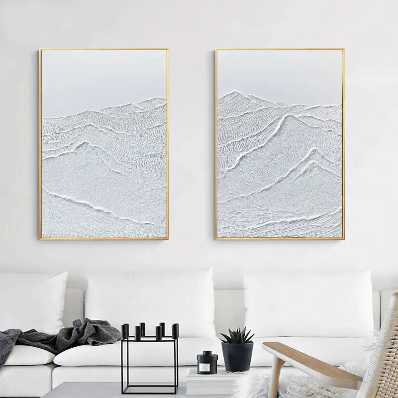 Mountain Textured Wall Art Set of 2 #MS023