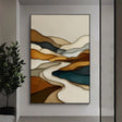 Textured Topographic Elegance | Earthy Currents