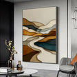 Textured Topographic Elegance | Earthy Currents