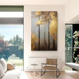 Textured Forest Elegance | Gilded Canopies