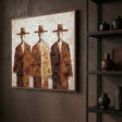 Textured Rustic Trio | Hat Silhouettes