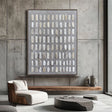 Textured Mottled Grid | Neutral Blocks