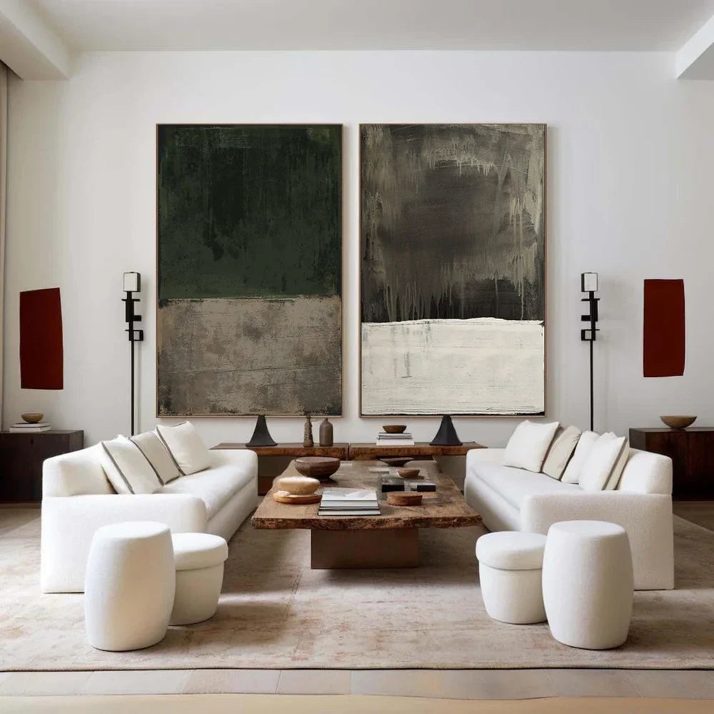 Abstract Wall Art Set of 2 #AT053