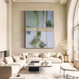 Textured Abstract Opulence | Sage Gold