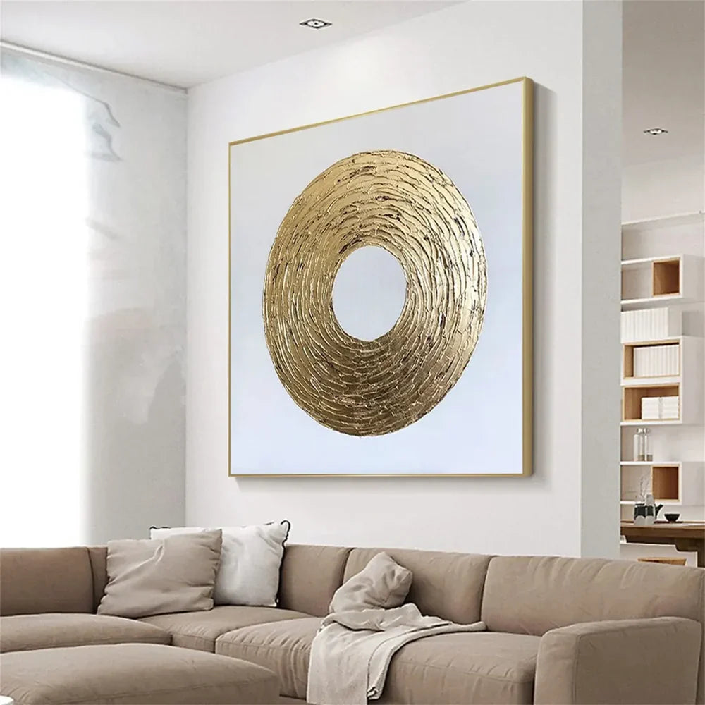 White Minimalist Textured Wall Art #MT124