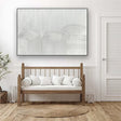 White Minimalist Textured Wall Art #MT126