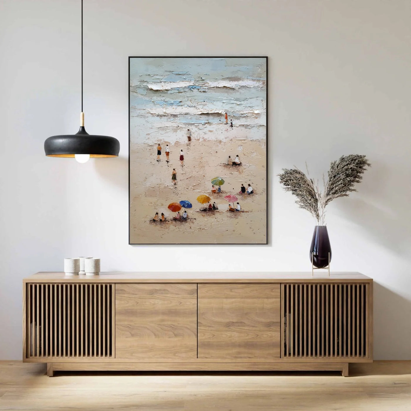 Ocean & Sky Abstract Wall Art #MO110