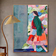 Abstract Portrait Textured Wall Art #PB005