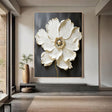 Sculpted Petal Elegance | Gilded Bloom