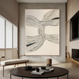 Textured Line Dynamism | Grey Beige