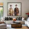 Textured Cloaked Duet | Earth Hues