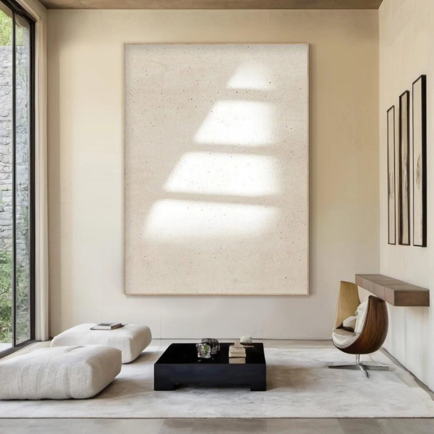 White Minimalist Wall Art #MT151