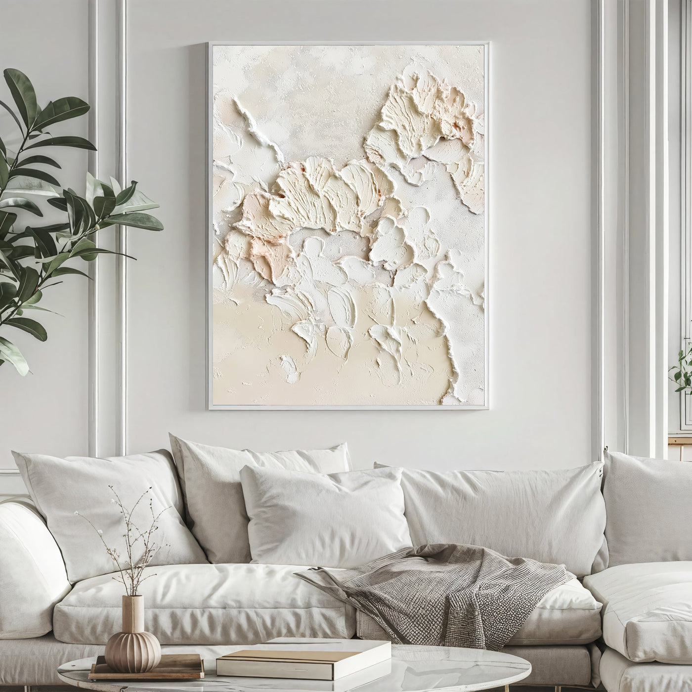 Textured Creamy Contours | Pale Hues