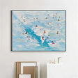 Surfing Sport Art Textured Canvas #PT034