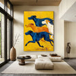 Abstract Dog Animal Wall Art #DL067