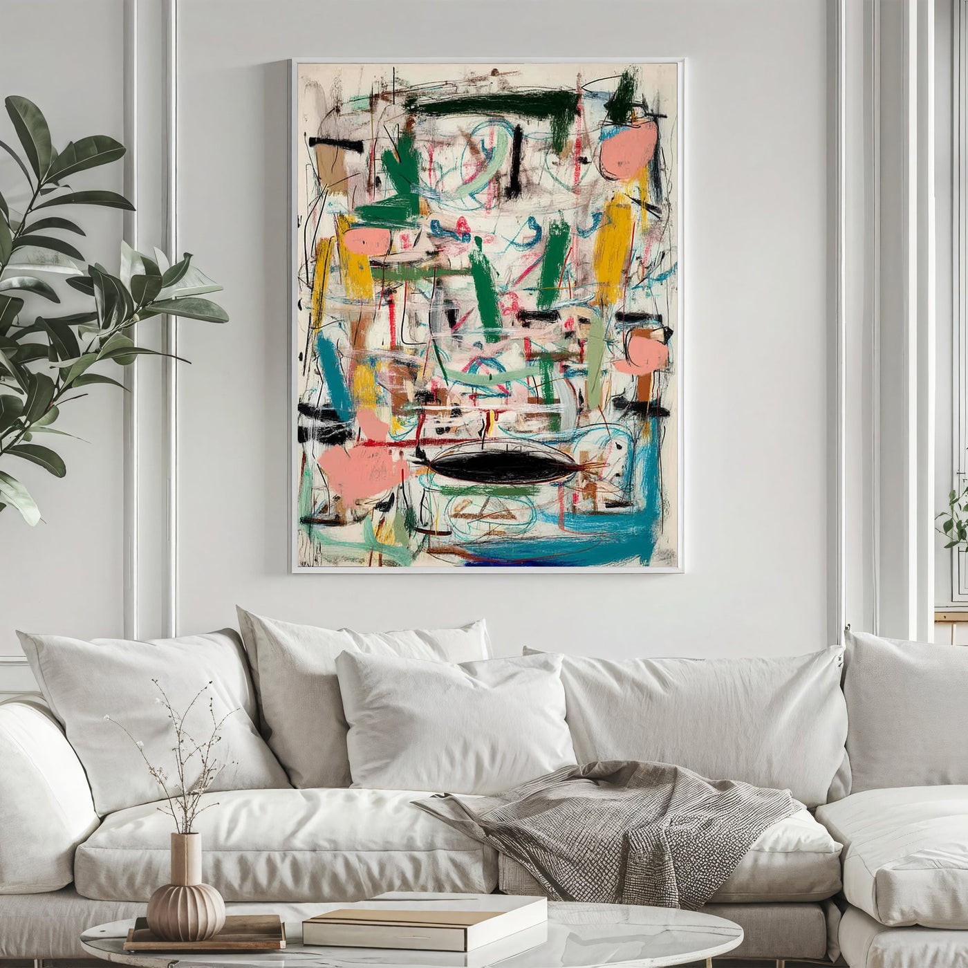 Textured Vibrant Abstraction | Bold Hues
